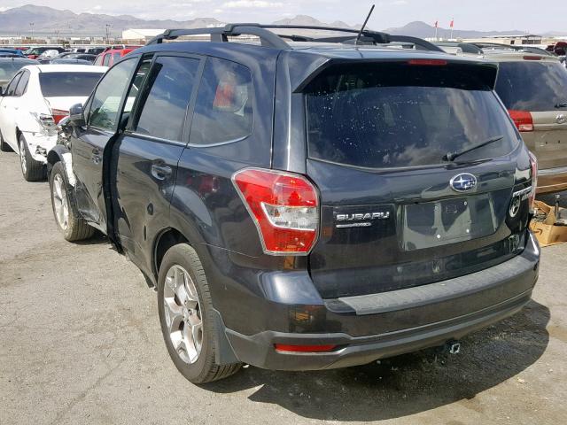 JF2SJAUC6FH417215 - 2015 SUBARU FORESTER 2 GRAY photo 3