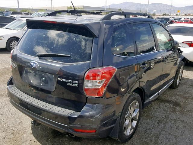 JF2SJAUC6FH417215 - 2015 SUBARU FORESTER 2 GRAY photo 4