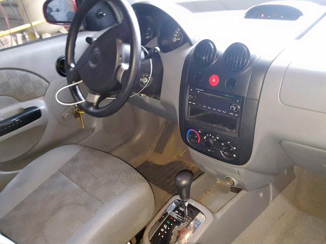 KL1TD52695B405325 - 2005 CHEVROLET AVEO BASE Qırmızı foto 9