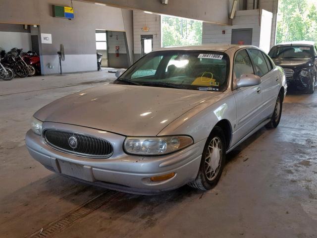 1G4HR54KX2U191340 - 2002 BUICK LESABRE LI GRAY photo 2