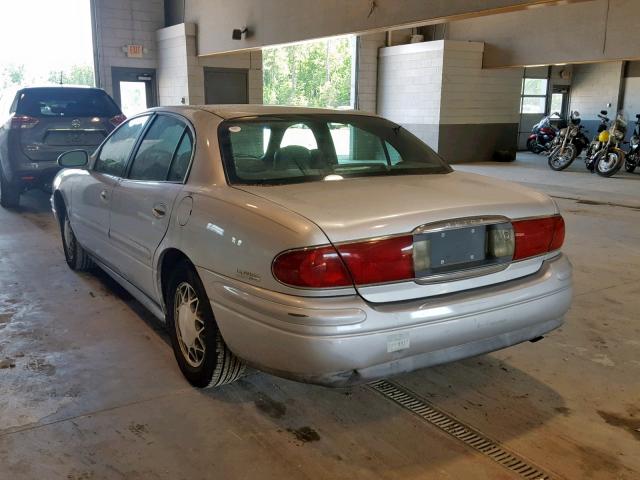 1G4HR54KX2U191340 - 2002 BUICK LESABRE LI GRAY photo 3