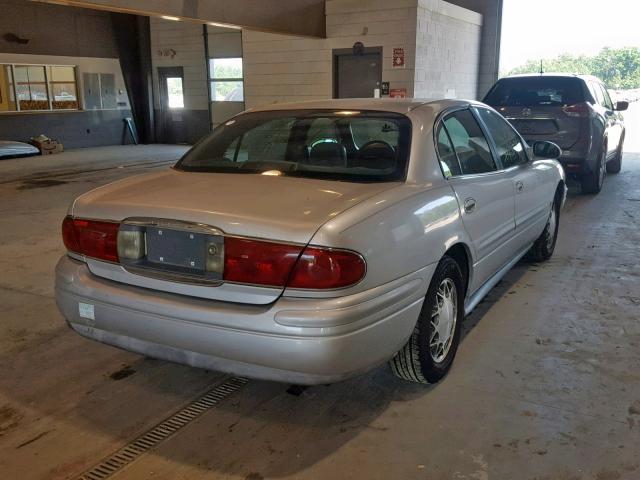 1G4HR54KX2U191340 - 2002 BUICK LESABRE LI GRAY photo 4