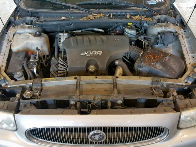 1G4HR54KX2U191340 - 2002 BUICK LESABRE LI GRAY photo 7