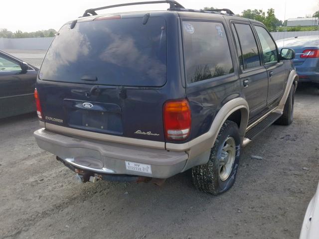 1FMZU84P5YUB74454 - 2000 FORD EXPLORER E BLUE photo 4