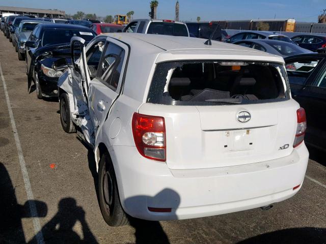 JTKKU10499J035206 - 2009 SCION XD WHITE photo 3