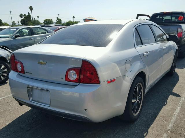 1G1ZH57B59F165193 - 2009 CHEVROLET MALIBU 1LT 银色 照片 4