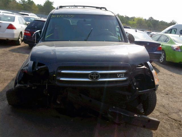 5TDBT48A63S178517 - 2003 TOYOTA SEQUOIA LI BLACK photo 7