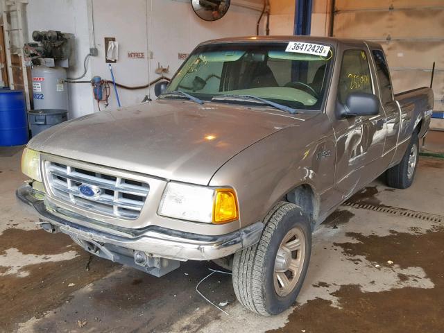 1FTYR44E53PB35170 - 2003 FORD RANGER SUP BROWN photo 2