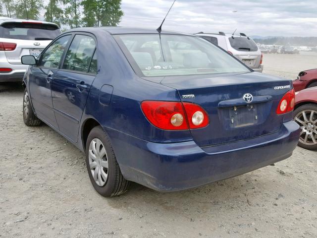 1NXBR30E86Z643382 - 2006 TOYOTA COROLLA CE BLUE photo 3