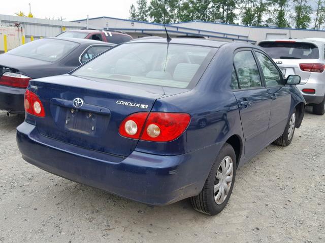 1NXBR30E86Z643382 - 2006 TOYOTA COROLLA CE BLUE photo 4