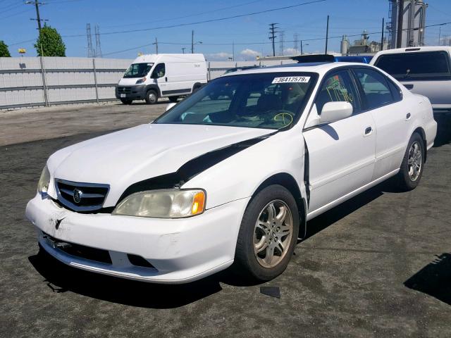 19UUA5664YA008827 - 2000 ACURA 3.2TL WHITE photo 2