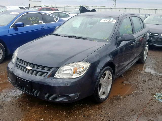 1G1AF5F58A7236366 - 2010 CHEVROLET COBALT 2LT BLACK photo 2