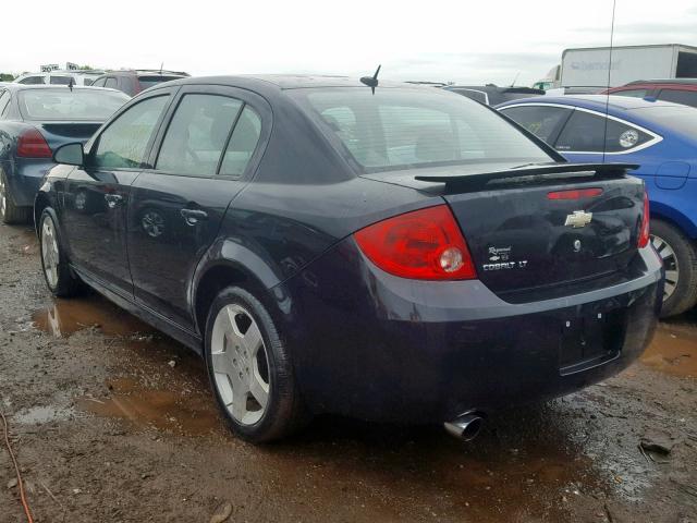 1G1AF5F58A7236366 - 2010 CHEVROLET COBALT 2LT BLACK photo 3