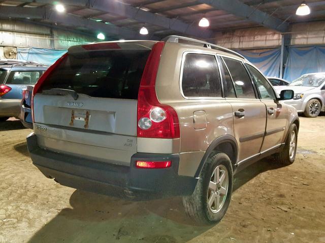 YV1CZ911151149267 - 2005 VOLVO XC90 T6 GOLD photo 4