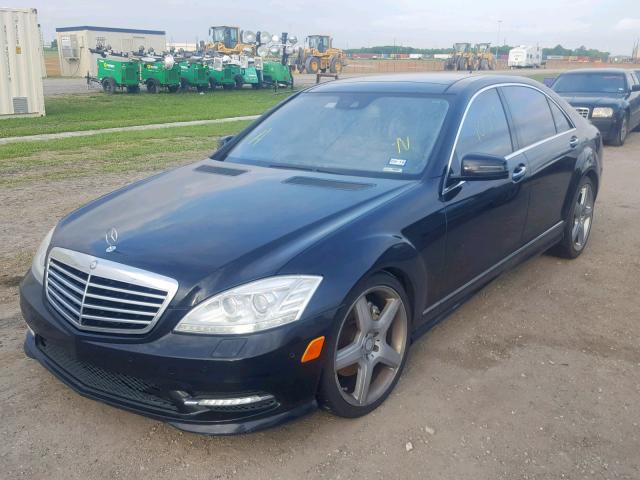 WDDNG7BB3BA361489 - 2011 MERCEDES-BENZ S 550 BLACK photo 2