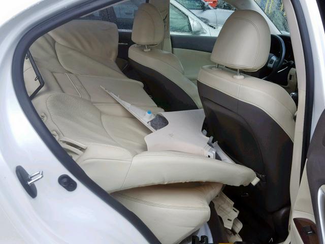 JTHBF5C28C5168895 - 2012 LEXUS IS 250 WHITE photo 6