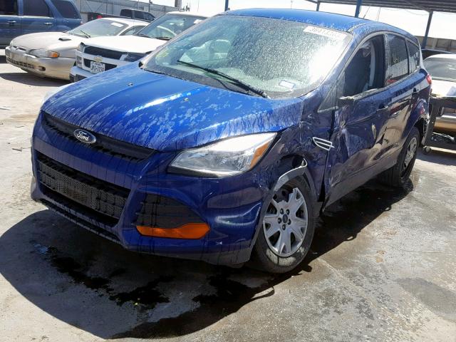 1FMCU0F78FUC88305 - 2015 FORD ESCAPE S BLUE photo 2