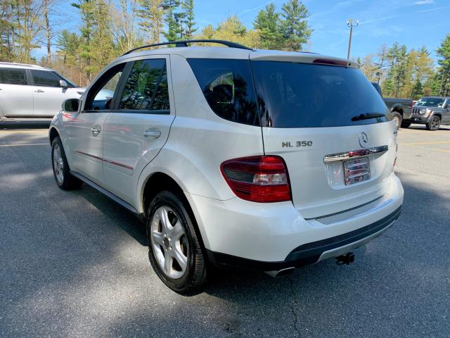 4JGBB86E18A418525 - 2008 MERCEDES-BENZ ML 350 WHITE photo 3