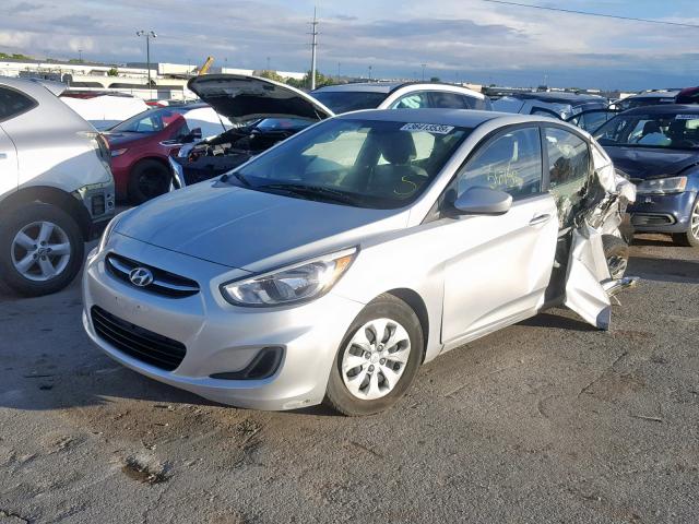 KMHCT4AE6GU060238 - 2016 HYUNDAI ACCENT SE GRAY photo 2