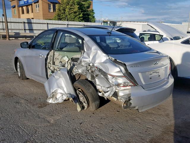 KMHCT4AE6GU060238 - 2016 HYUNDAI ACCENT SE GRAY photo 3