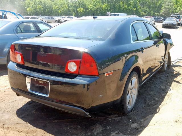 1G1ZH57B194189681 - 2009 CHEVROLET MALIBU 1LT BLACK photo 4