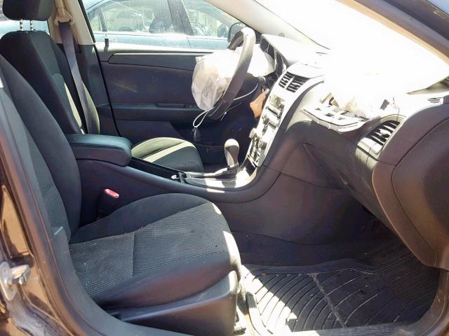 1G1ZH57B194189681 - 2009 CHEVROLET MALIBU 1LT BLACK photo 5