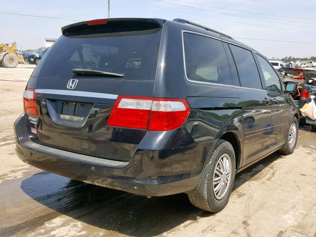 5FNRL38876B064055 - 2006 HONDA ODYSSEY TO BLACK photo 4