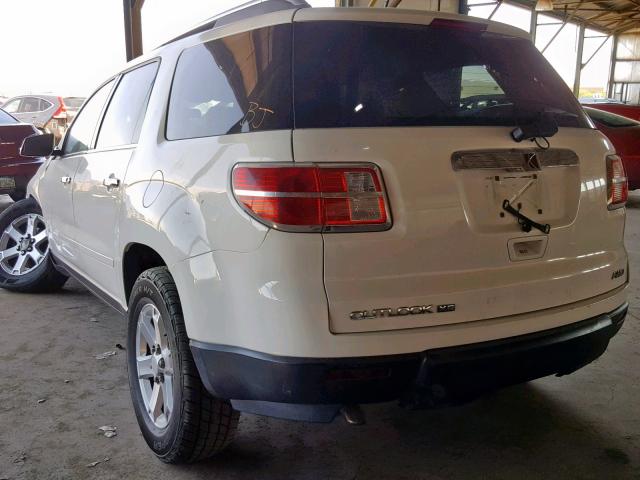 5GZEV23D79J205001 - 2009 SATURN OUTLOOK XR თეთრი ფოტო 3