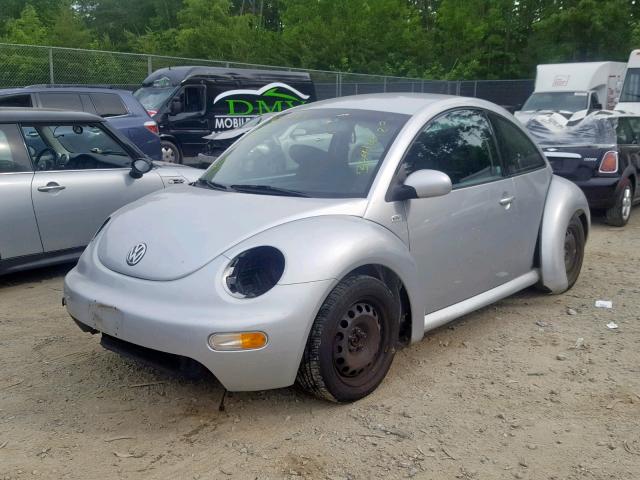3VWCK21C52M420684 - 2002 VOLKSWAGEN NEW BEETLE ვერცხლისფერი ფოტო 2