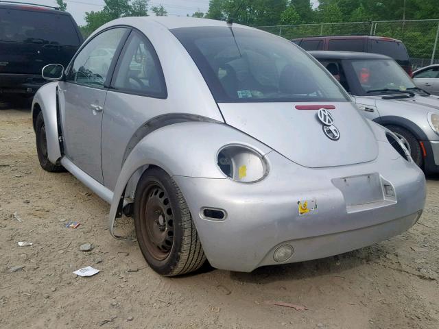 3VWCK21C52M420684 - 2002 VOLKSWAGEN NEW BEETLE ვერცხლისფერი ფოტო 3