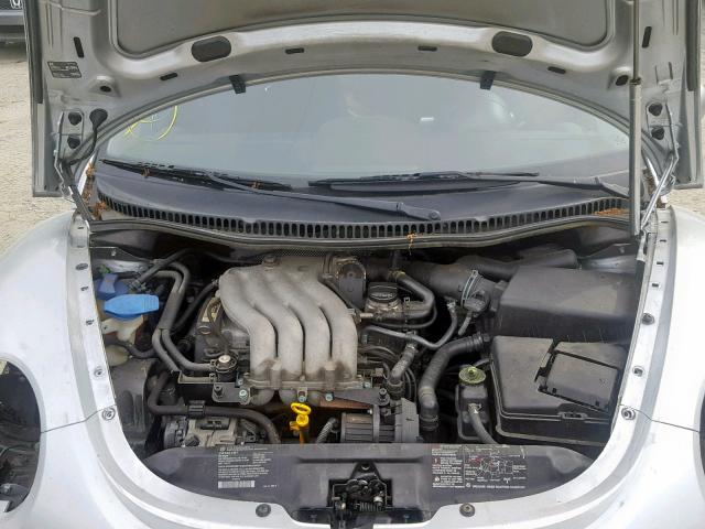 3VWCK21C52M420684 - 2002 VOLKSWAGEN NEW BEETLE ვერცხლისფერი ფოტო 7