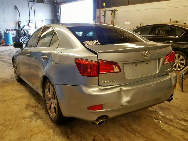 JTHBF5C28A5112291 - 2010 LEXUS IS 250 BLUE photo 3