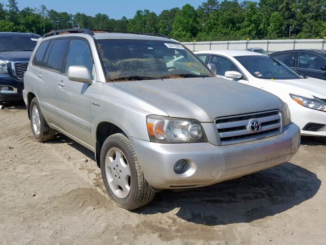 JTEDP21A250049641 - 2005 TOYOTA HIGHLANDER SILVER photo 1