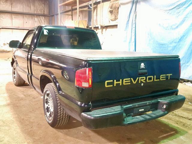 1GCCS14XXXK157442 - 1999 CHEVROLET S TRUCK S1 BLACK photo 3