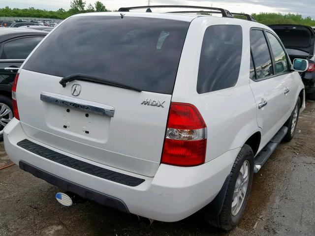 2HNYD18673H521815 - 2003 ACURA MDX TOURIN WHITE photo 4