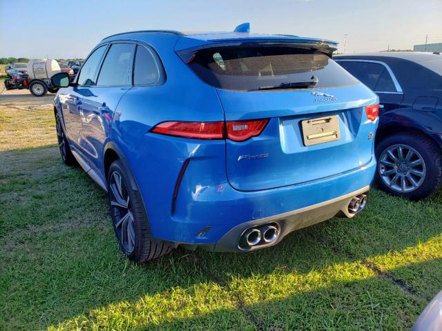 SADCZ2EE6KA608089 - 2019 JAGUAR F-PACE SVR BLUE photo 3