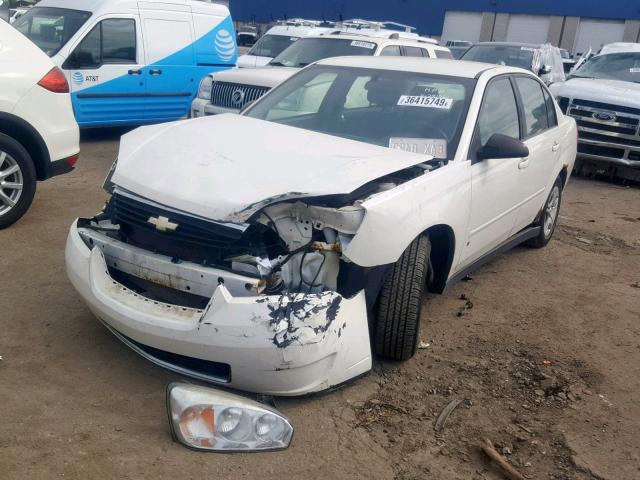 1G1ZS51F06F281961 - 2006 CHEVROLET MALIBU LS WHITE photo 2