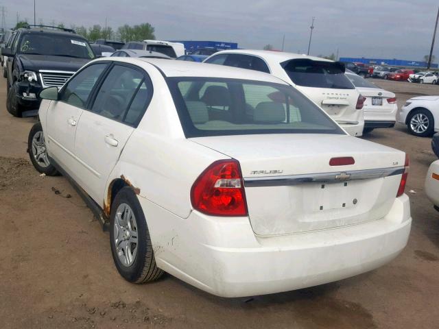 1G1ZS51F06F281961 - 2006 CHEVROLET MALIBU LS WHITE photo 3