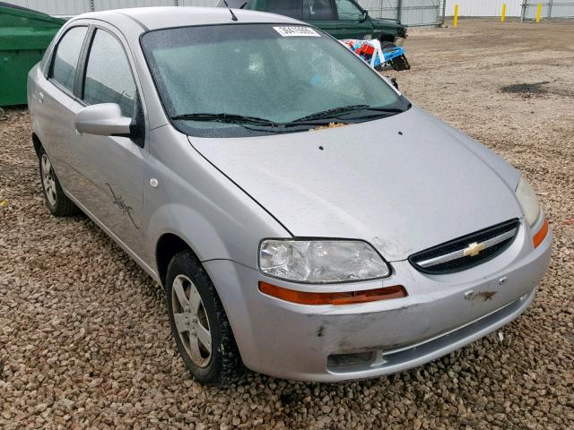 KL1TD56616B651331 - 2006 CHEVROLET AVEO BASE Gümüş foto 1