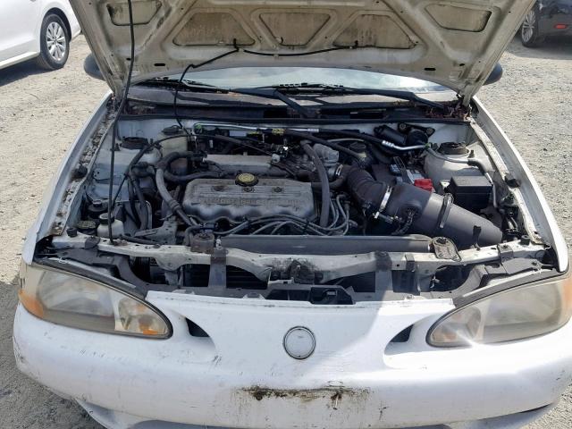 1MEFM13P2XW604507 - 1999 MERCURY TRACER LS WHITE photo 7