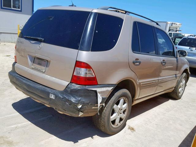 4JGAB57E84A511156 - 2004 MERCEDES-BENZ ML 350 GOLD photo 4