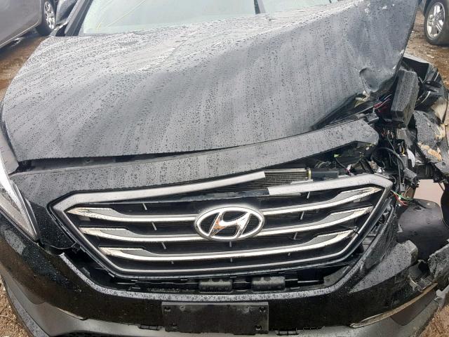 5NPE34AF5HH468344 - 2017 HYUNDAI SONATA SPO BLACK photo 7