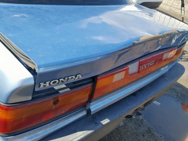 JHMED3647MS038548 - 1991 HONDA CIVIC DX BLUE photo 9