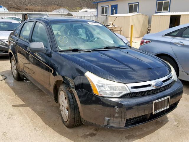 1FAHP34N58W109977 - 2008 FORD FOCUS S/SE BLACK photo 1