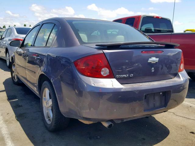 1G1AL55F967762919 - 2006 CHEVROLET COBALT LT PURPLE photo 3