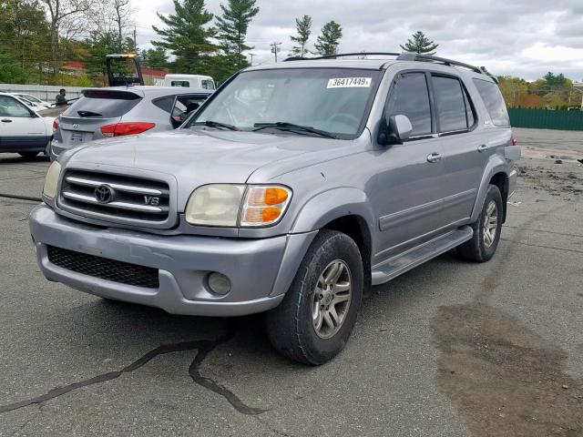 5TDBT48A93S147309 - 2003 TOYOTA SEQUOIA LI GRAY photo 2