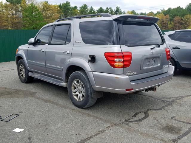 5TDBT48A93S147309 - 2003 TOYOTA SEQUOIA LI GRAY photo 3