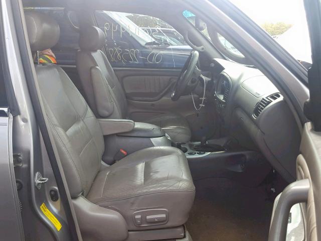 5TDBT48A93S147309 - 2003 TOYOTA SEQUOIA LI GRAY photo 5