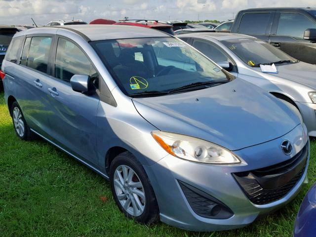 JM1CW2BL4C0106695 - 2012 MAZDA 5 BLUE photo 1