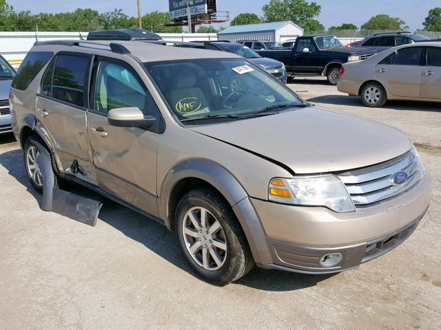 1FMDK02W18GA31978 - 2008 FORD TAURUS X S TAN photo 1